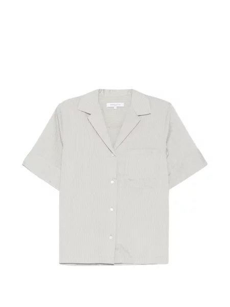 Csíkos ing Maison Kitsuné szürke