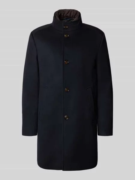 Płaszcz ze stójką model MAICO' Joop! Collection granatowy