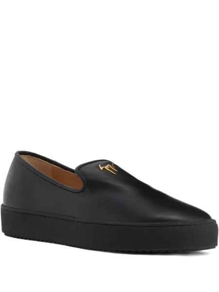 Chiloți Giuseppe Zanotti slip-on cu autograf negru