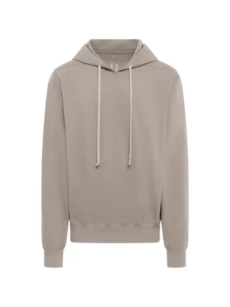 Hanorac cu glugă Rick Owens din jerseu cu cordon gri