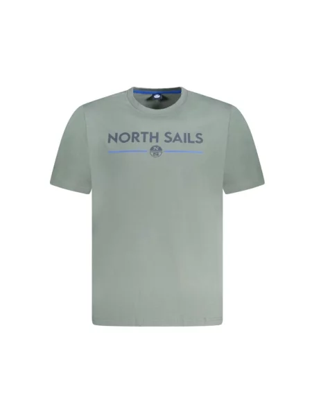 Krótka koszulka North Sails zielona