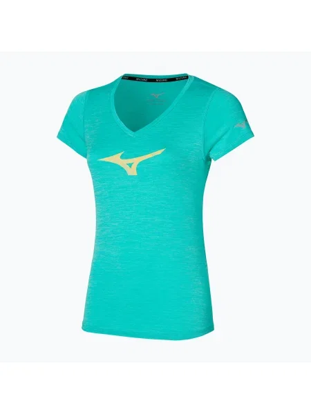 Tricou de alergare pentru femei Mizuno Impulse Core RB Tee turcoaz albastru