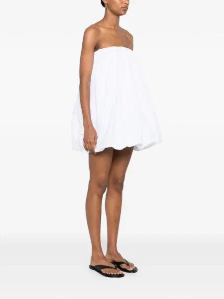 Rochie mini Patou fără bretele alb