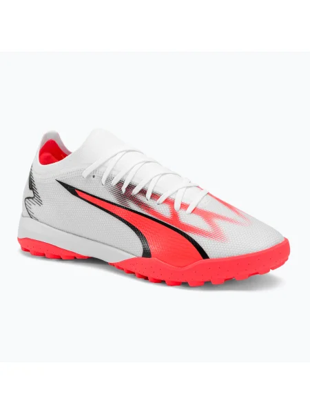 PUMA Ultra Match TT cizme de fotbal pentru bărbați puma alb/puma negru/fire orchid alb