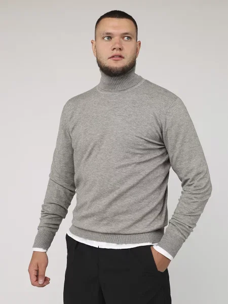 Водолазка YUKI віскоза/поліестер сірий