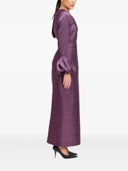 Rochie maxi Baruni de costum violet