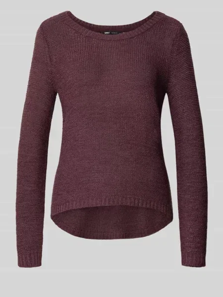 Sweter krój regular fit z dekoltem w łódkę model GEENA' Only