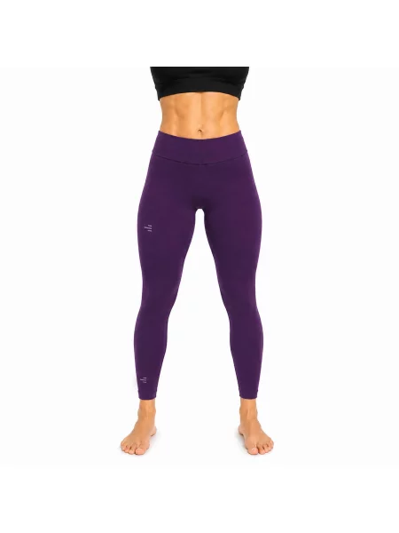 Sportowe legginsy dostępne w wielu kolorach fioletowe