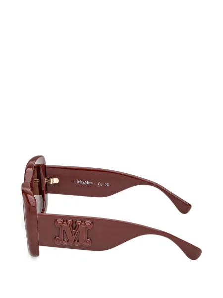 Sunčane naočale Max Mara Eyewear s autogramom ružičasta