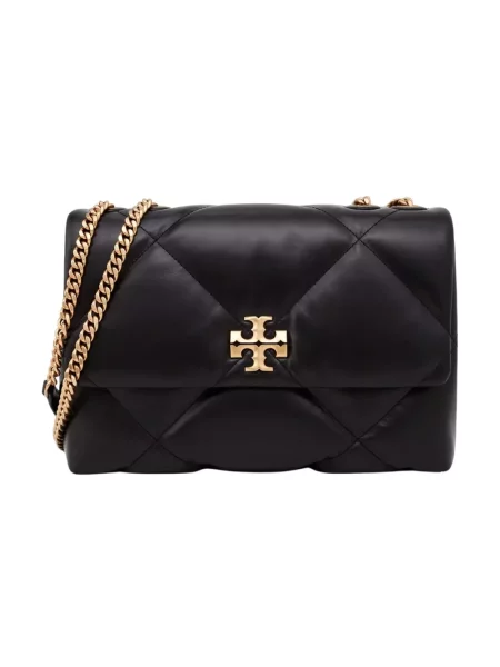 Torebka Tory Burch z nadrukiem czarna