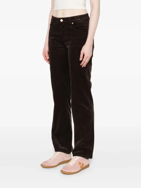 Pantaloni 7 For All Mankind de catifea cord maro