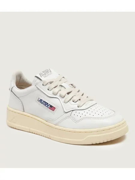 Pantofi Autry din piele alb