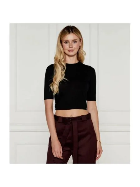 Pinko De lână bluză negru
