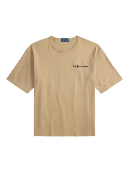Ριγέ polo Polo Ralph Lauren με κουκούλα με αυτόγραφο λευκό
