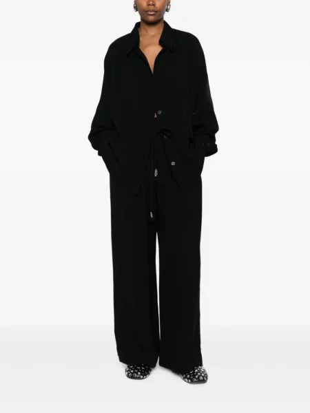 Pantaloni Nanushka negru