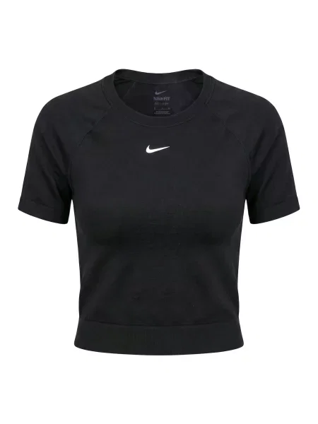 NIKE Tricou funcțional Pro negru alb
