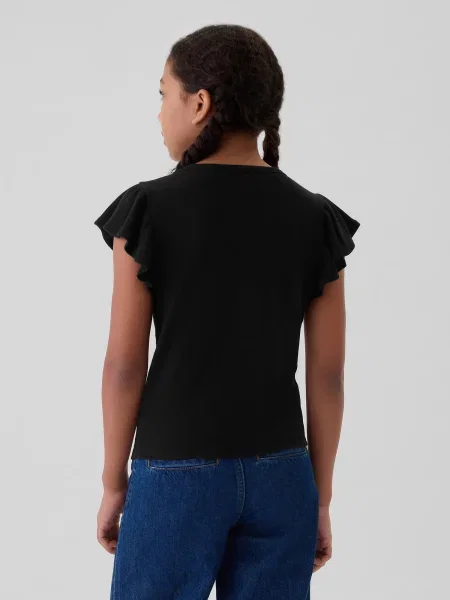 Tricou copii Gap negru