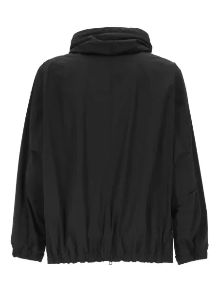 Geacă Moncler cu glugă negru