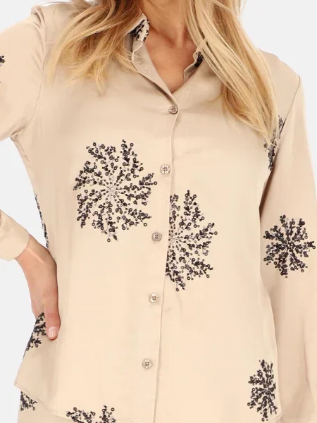 Bluza Perso s vezom crna