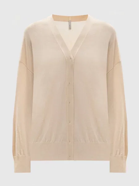 Кардиган з кашеміру та шовку Boboutic бежевий