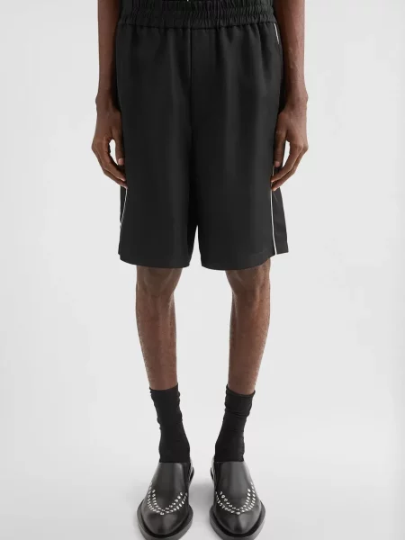 Pantaloni scurți Jil Sander negru