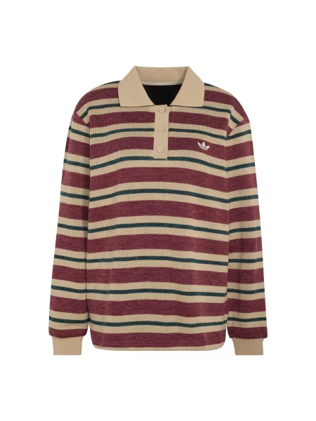 ADIDAS ORIGINALS Svetr velbloudí / antracitová / tmavě červená