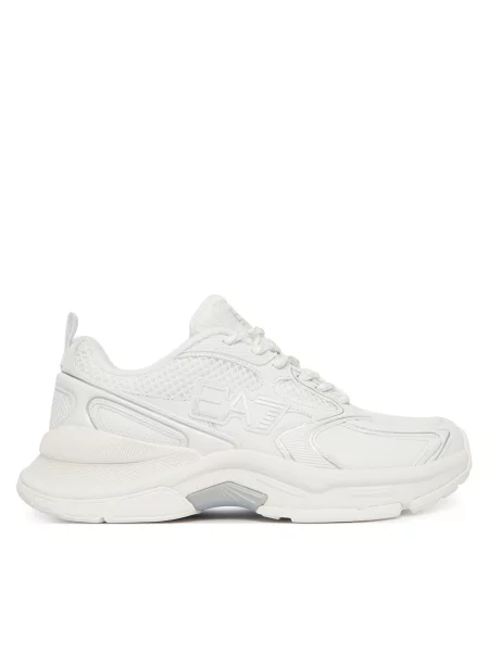 Sneakers Emporio Armani alb