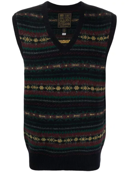 Dugo košulja Polo Ralph Lauren karirana s okruglim izrezom siva