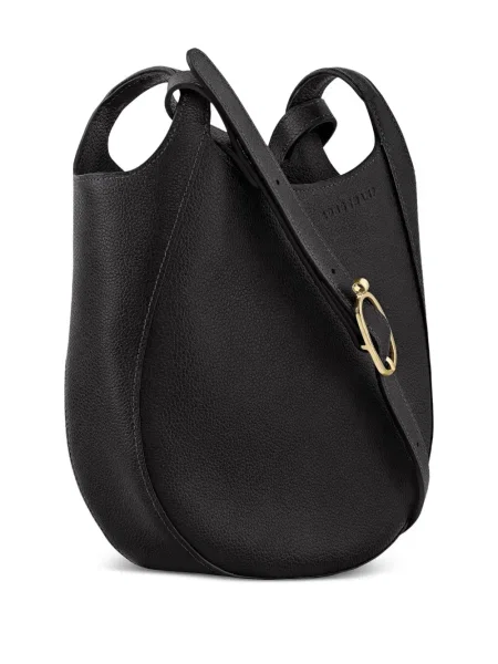 Δερμάτινος κορμάκι Longchamp μαύρο