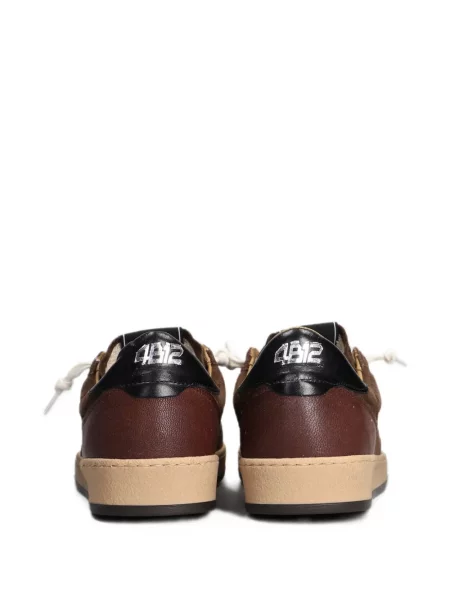 Sneakerși 4b12 din piele de căprioară maro