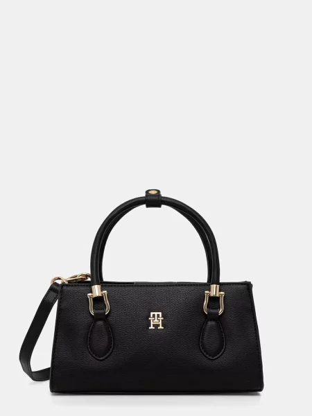 Rucsac Tommy Hilfiger din piele negru