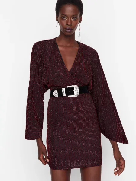 Rochie de seară Trendyol negru