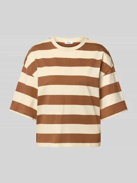 Oversized T-shirt z czystej S.oliver Red Label
