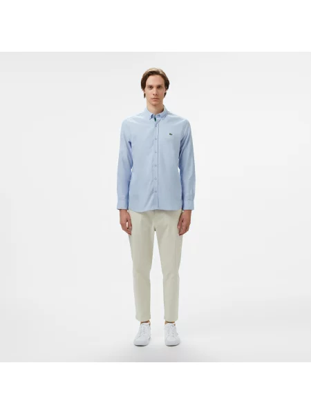 Lacoste Koszula Slim Fit niebieska