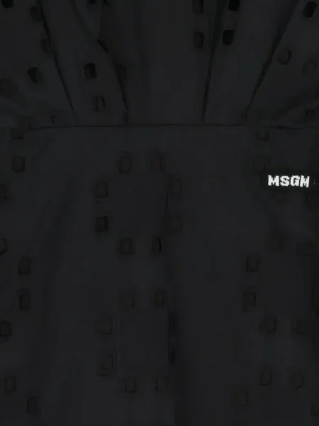 Sukienka dziecięca Msgm czarna