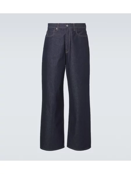 Blugi cu picior larg Acne Studios albastru