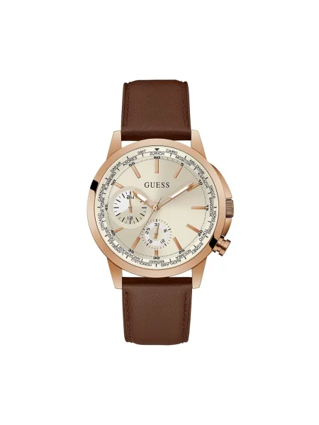 Zegarek Guess skórzany różowy