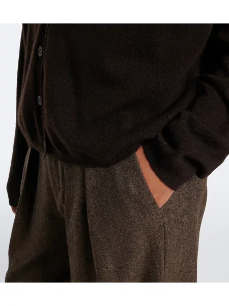 Cardigan Lisa Yang din cașmir maro