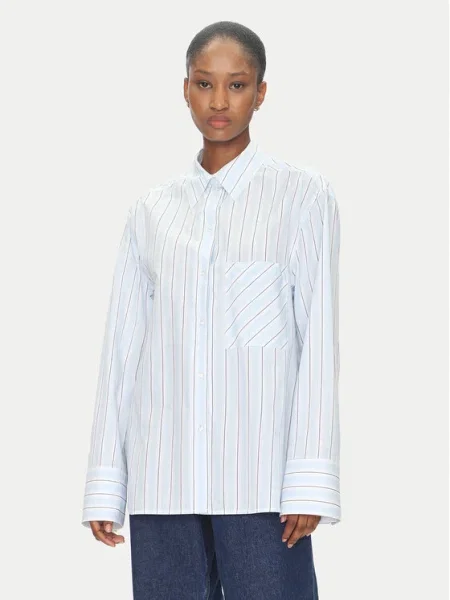 Day Birger et Mikkelsen camasa Mac femei cu guler clasic relaxed albastru