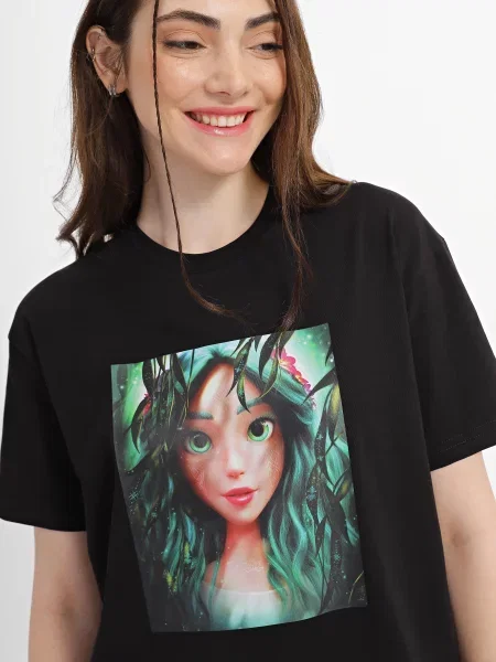 INTERTOP Футболка Без підкладки чорний