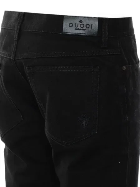 Blugi Gucci cu autograf negru
