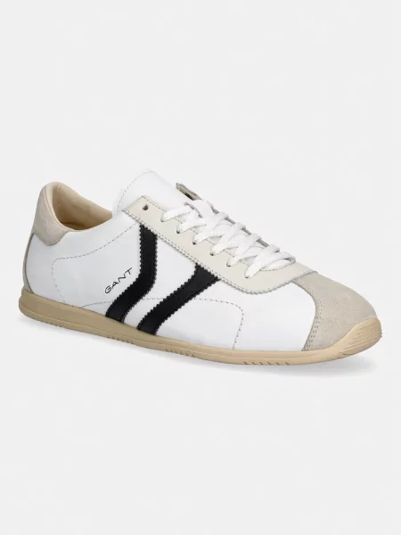 Δερμάτινα sneakers Gant Spearclub λευκό