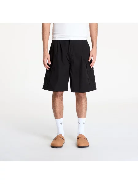 Βερμούδες Carhartt WIP Cole Cargo Short Black Rinsed 29 μαύρο