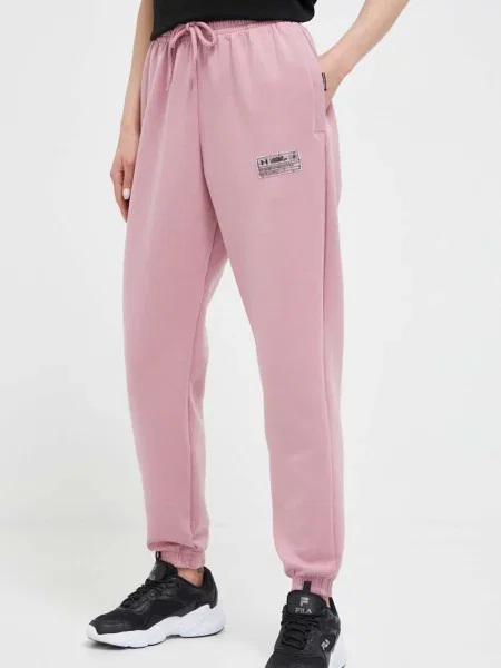 Sportnadrág Under Armour rózsaszín
