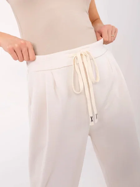 Pantaloni Italy Moda alb
