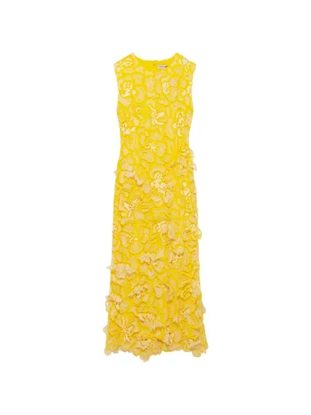 Rochie midi Simkhai din dantelă galben