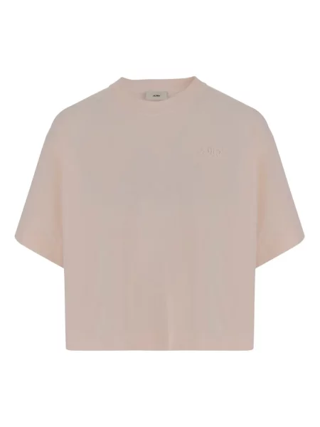 Tricou Autry cu broderie roz
