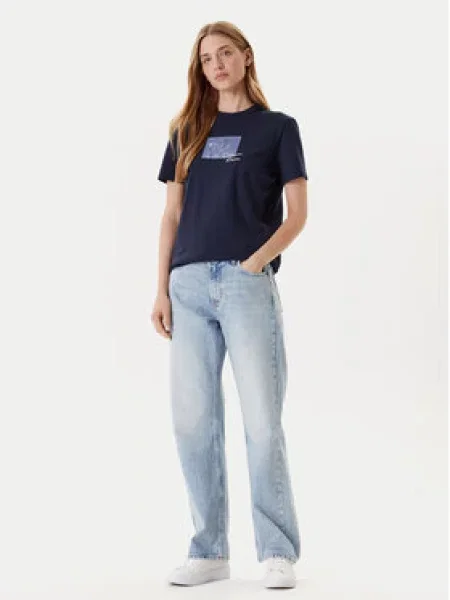 Calvin Klein Jeans Jeansy Signature Straight Fit modrá