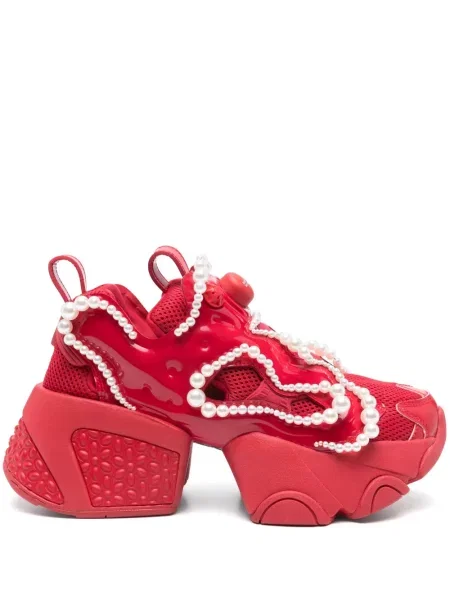 Маратонки Noir Kei Ninomiya с перли червено