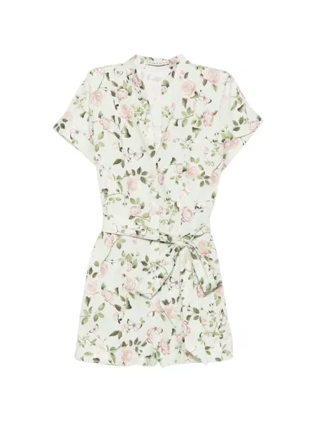 Virágos overál Alice + Olivia nyomtatás zöld